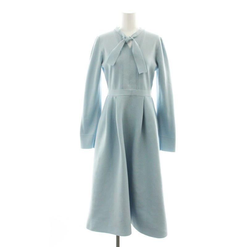 セルフォード CELFORD 23AW ボウタイニットワンピース ロング ミモレ丈