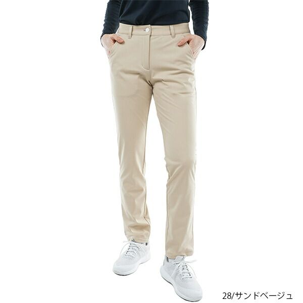 ♥ L LLサイズ裾上げ対象商品 ゴルフウェア レディースゴルフパンツ ボンディングテーパードパンツ THLA383 トミーヒルフィガー ストレッチ 防風 大きいサイズ有 TOMMY HILFIGER GOLF