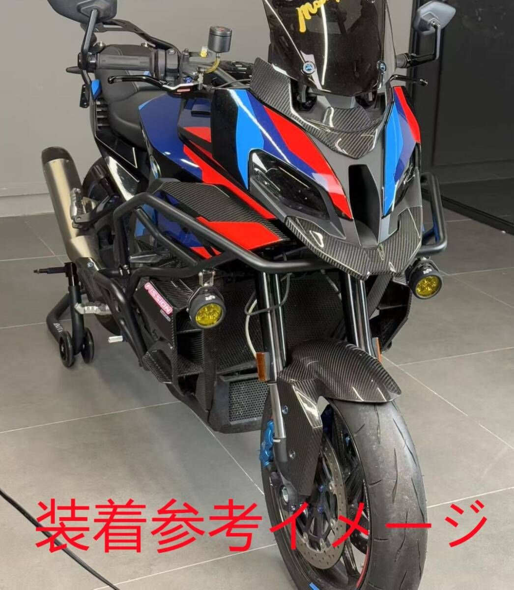 BMW用 M1000XR 2025 以降 ステンレス アッパー＆アンダー エンジンガード set 黒艶なし FFCRYSTALESIA_COM