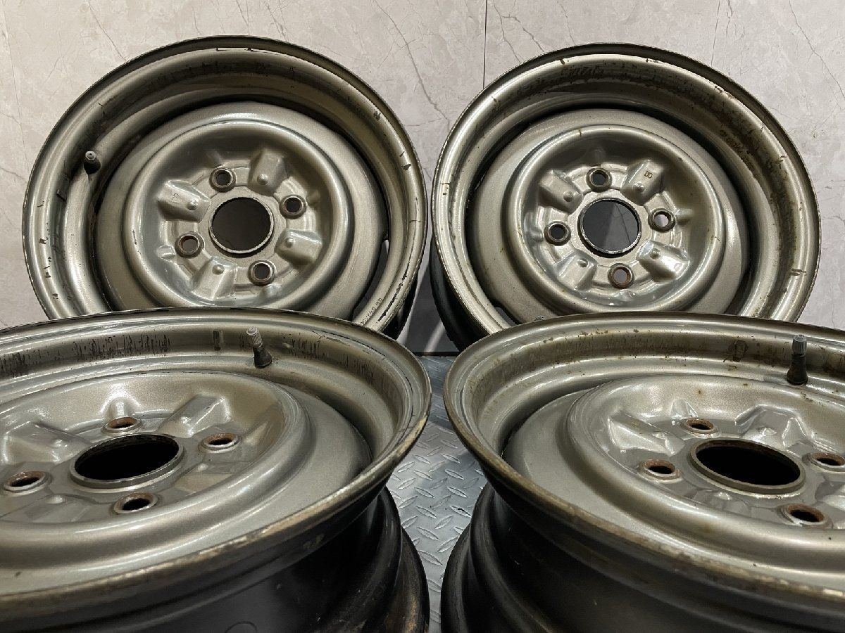 TOYOTA トヨタ GX71 マークⅡ|クレスタ|チェイサー 純正スチールホイール 鉄ホイール 14インチ 4本 5.5J4HPCD114.3 28 MHX004