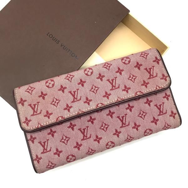 LOUIS VUITTON ルイヴィトン モノグラム お買い得品 ミニ 三つ折り 長
