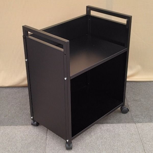 【中古】 スチール製頑丈ワゴン 袖机 デスクワゴン サイドワゴン サイドチェスト デスクキャビネット サイドキャビネット インワゴン テレワーク 引き出し デスク下 収納 デスクサイド収納