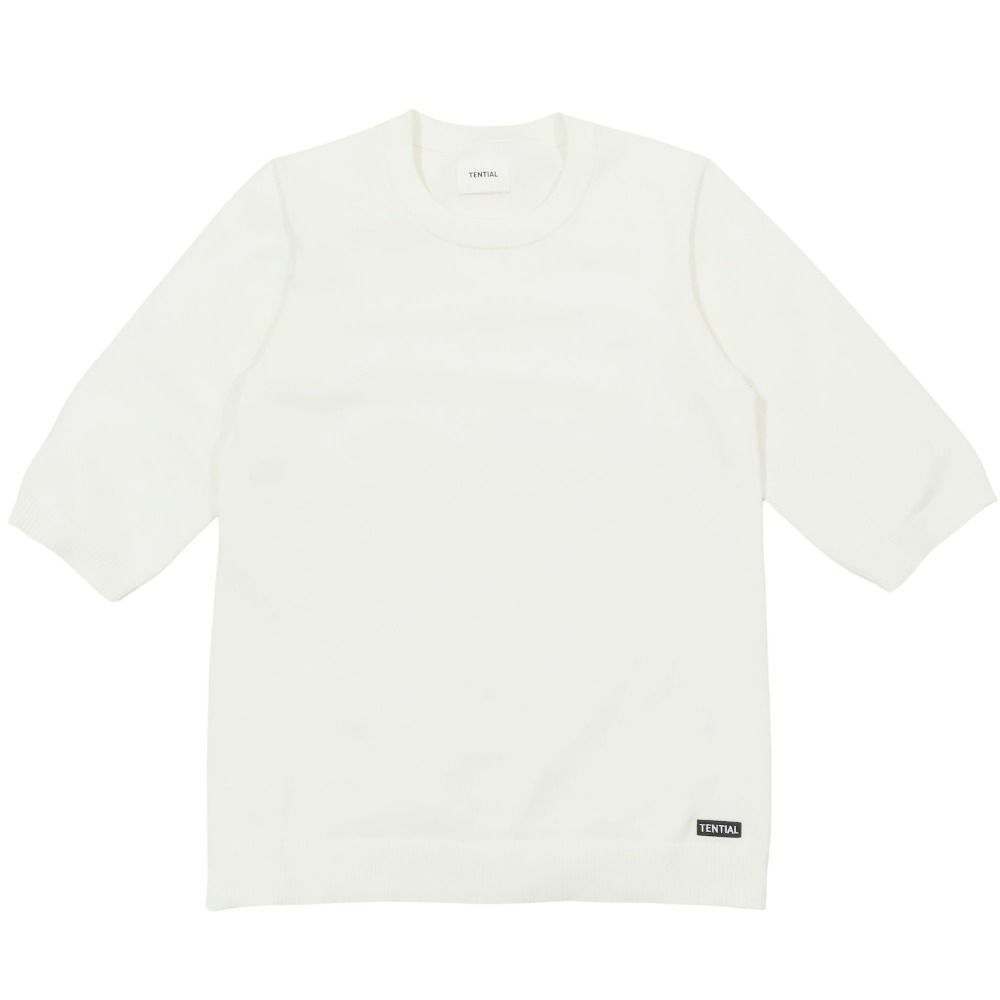 【新品未使用】テンシャルMIGARU Light Knit 半袖　白　Sサイズ 新品同様 TENTIAL MIGARU Light Knit テンシャル ミガル ライト