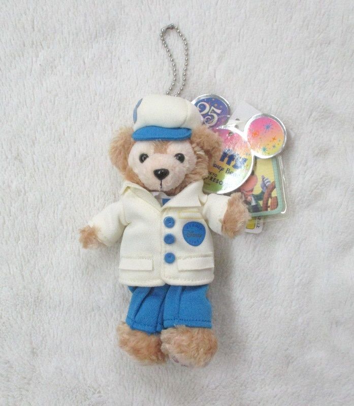 Duffy 美品 ダッフィー  車掌コス 25周年 ぬいば ぬいぐるみバッジ Duffy 美品 ダッフィー 車掌コス 25周年 ぬいば ぬいぐるみ