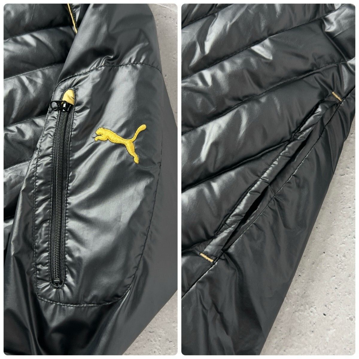 美品 PUMA プーマ / 軽量 スタンドカラー ウルトラライト ダウン 