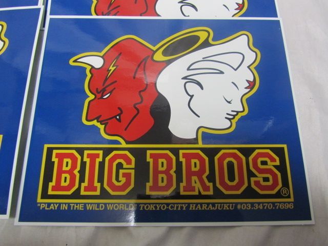 BIG BROS ビッグブロス 原宿 ステッカー ビンテージ まとめ売り 10枚 デットストック 未使用品