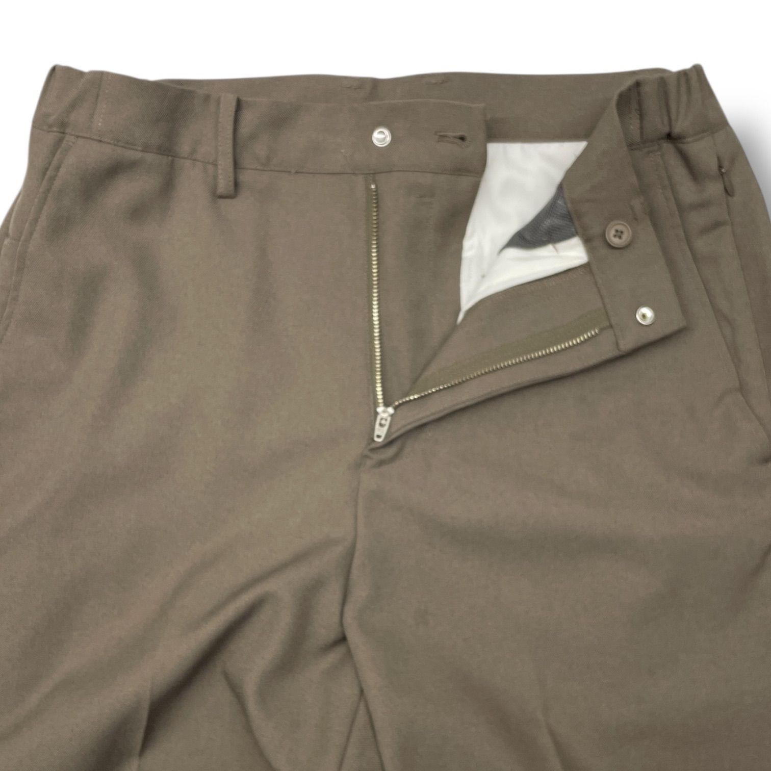 PWA プア UNIHOME-02 スラックス テーパードパンツ センタープレス 綿