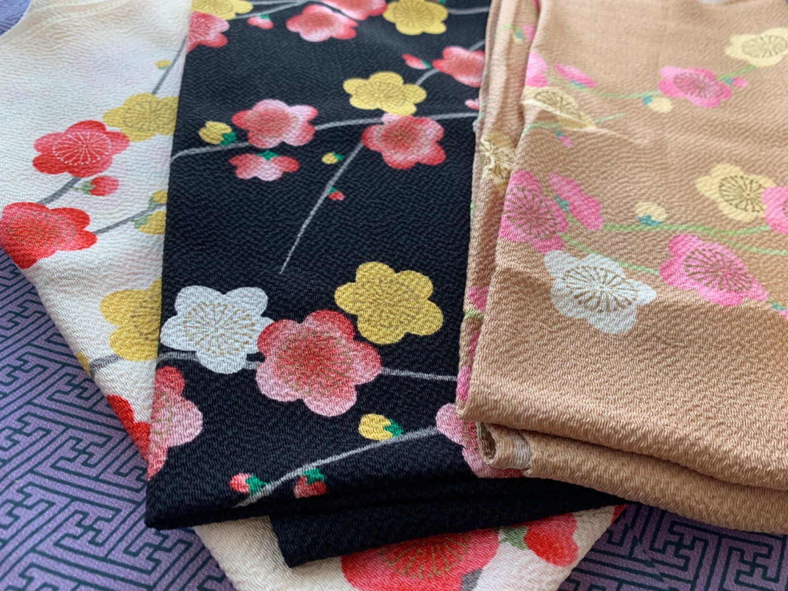 ふくさ 加藤萬 花 梅 和柄 上品 12600円→8800円 絹 正絹 絹 着物 冠婚葬祭 お祝い 結婚式 プレゼント 905