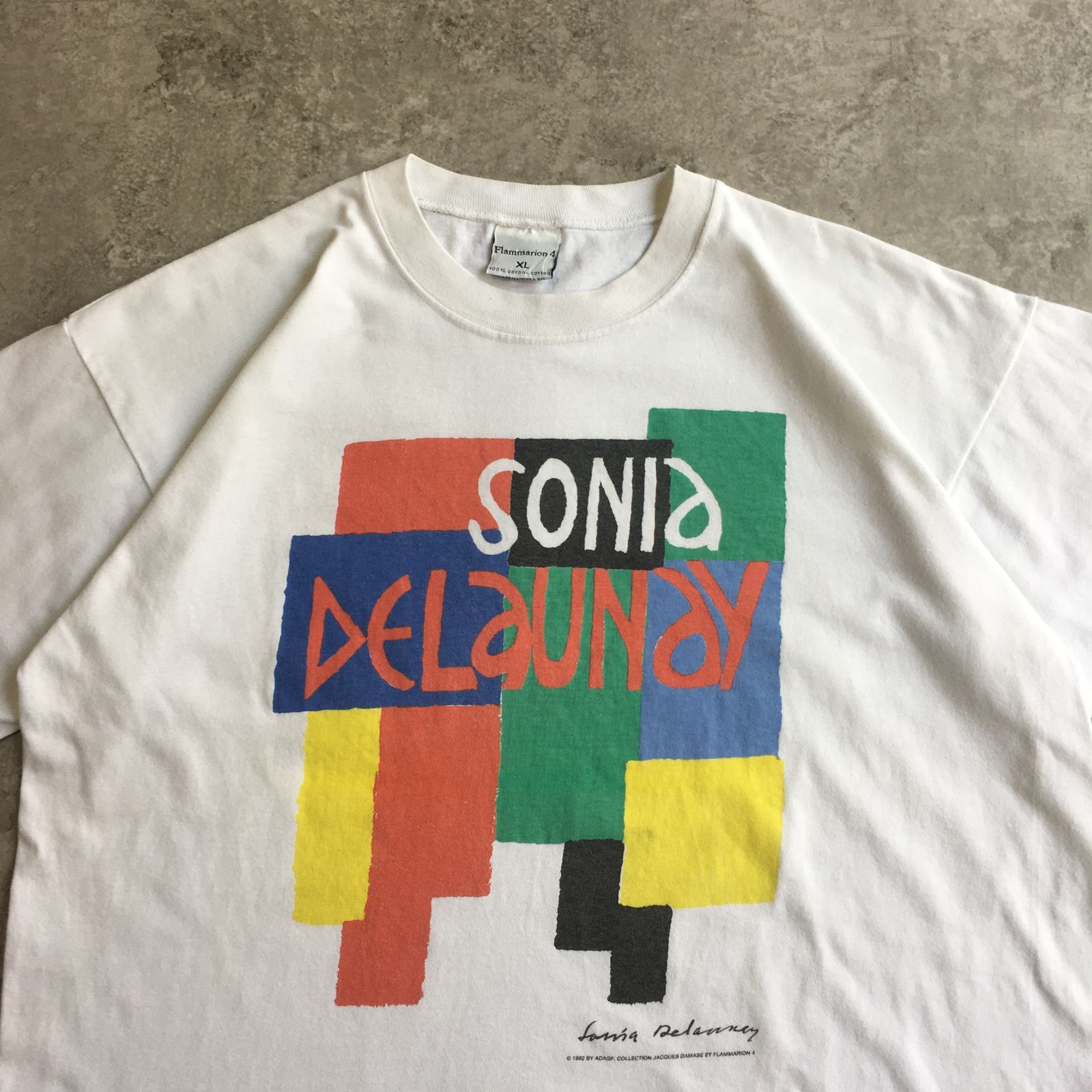 90s アート Tシャツ 美術館 Sonia Delaunay ビンテージ ダリ fit=scale-down,w=1200