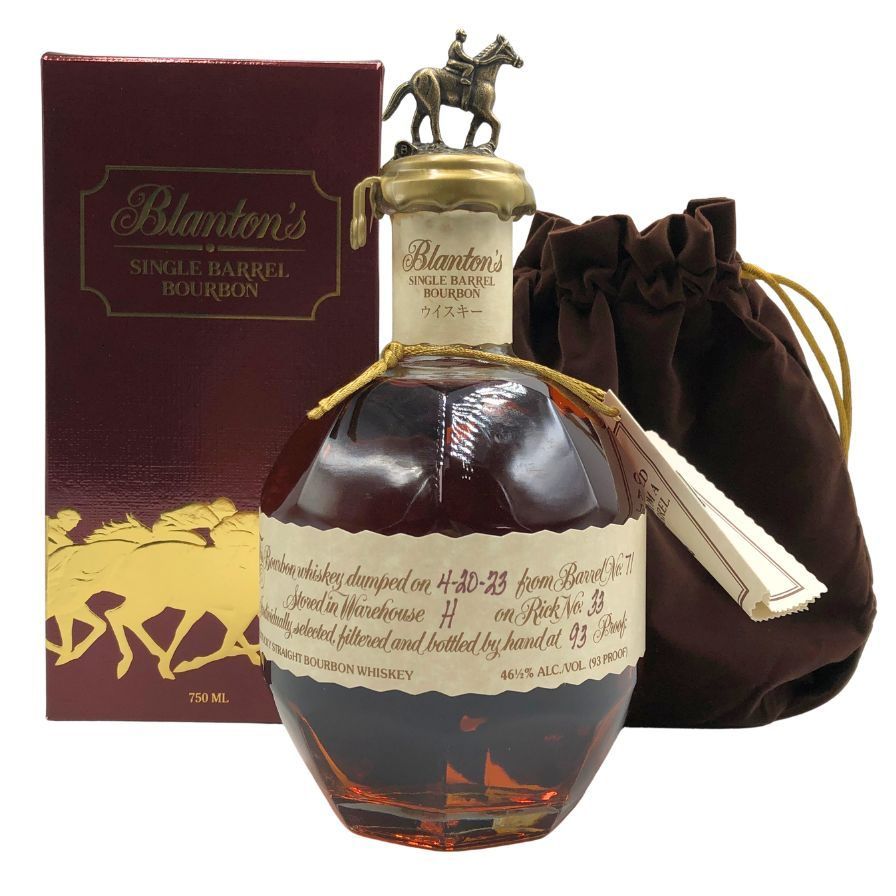 飲料・酒 ブラントン シングルバレル 2023 750ml 46.5% Blanton's