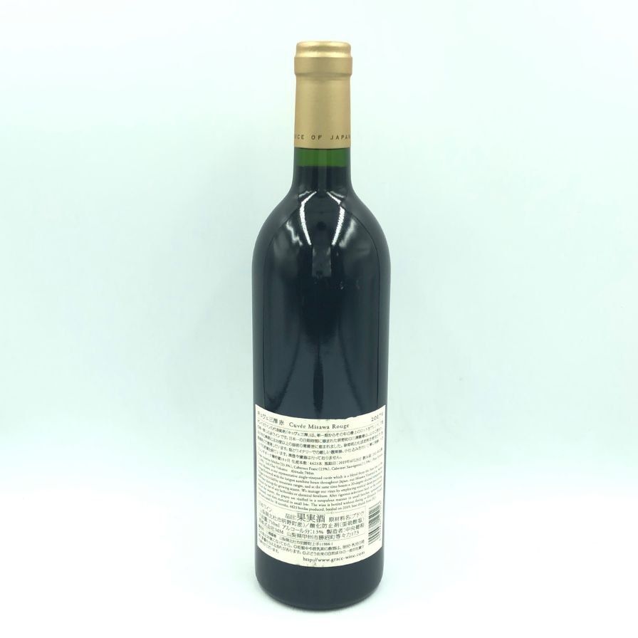 グレイス キュヴェ 三澤 ルージュ 2017 750ml【O4】 Grace Wine Cuvée Misawa Rouge 2017 (750ml) – epicurean