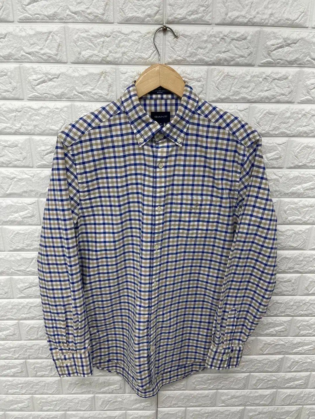 【雷市場（ポンジャン）商品韓国直送】 GANT ガント チェック シャツ ( M ／ 95 100 ） B ー 2086
