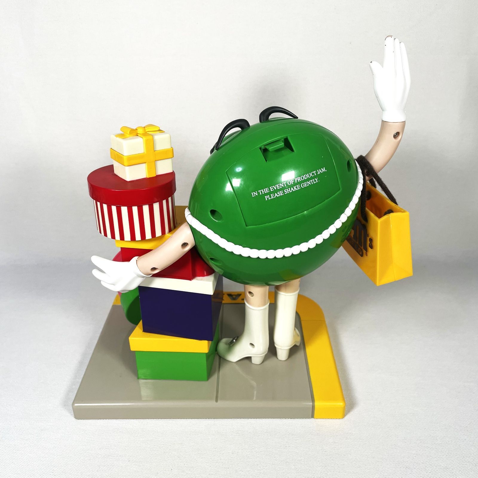 90s M&M Ms Green Shopping Candy Dispenser エムアンドエムズ