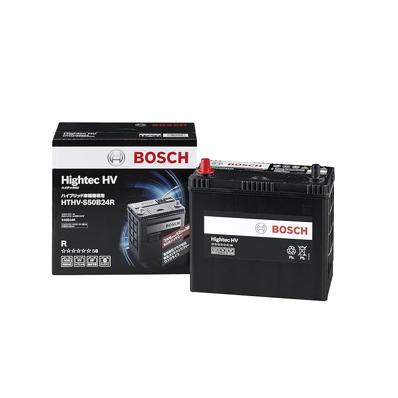 BOSCH (ボッシュ)ハイテックHV 国産車 ハイブリッド車補機用バッテリー HTHV-S50B24R