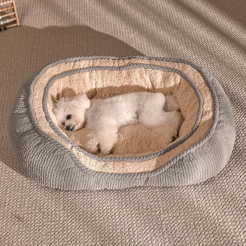 猫ベッド 犬ベッド ペットクッション ふわふわベッド 寝床 キャットベッド ふわふわ あったか 犬小屋 ペット 犬猫通用 狗ベッド bEeS434