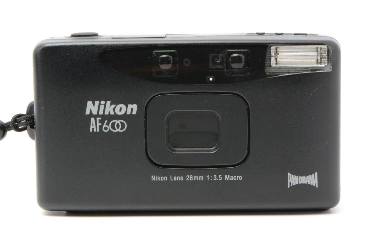  動作品 Nikon AF 600 ブラック LL 4401 F 044 コンパクトカメラ(フィルム) フィルムカメラ