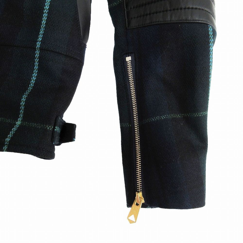 17AW Paul Smith ポールスミス ムートンジャケット ライダース
