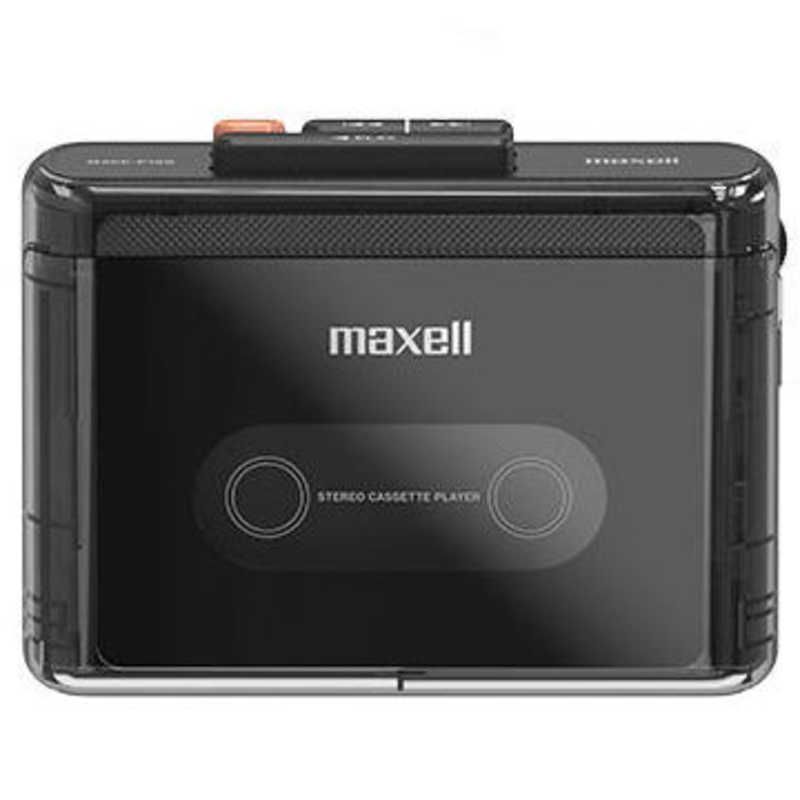 送料無料 ♥ 未開梱 マクセル ポータブルカセットプレーヤー Bluetooth対応 ブラック MXCP-P100-BK