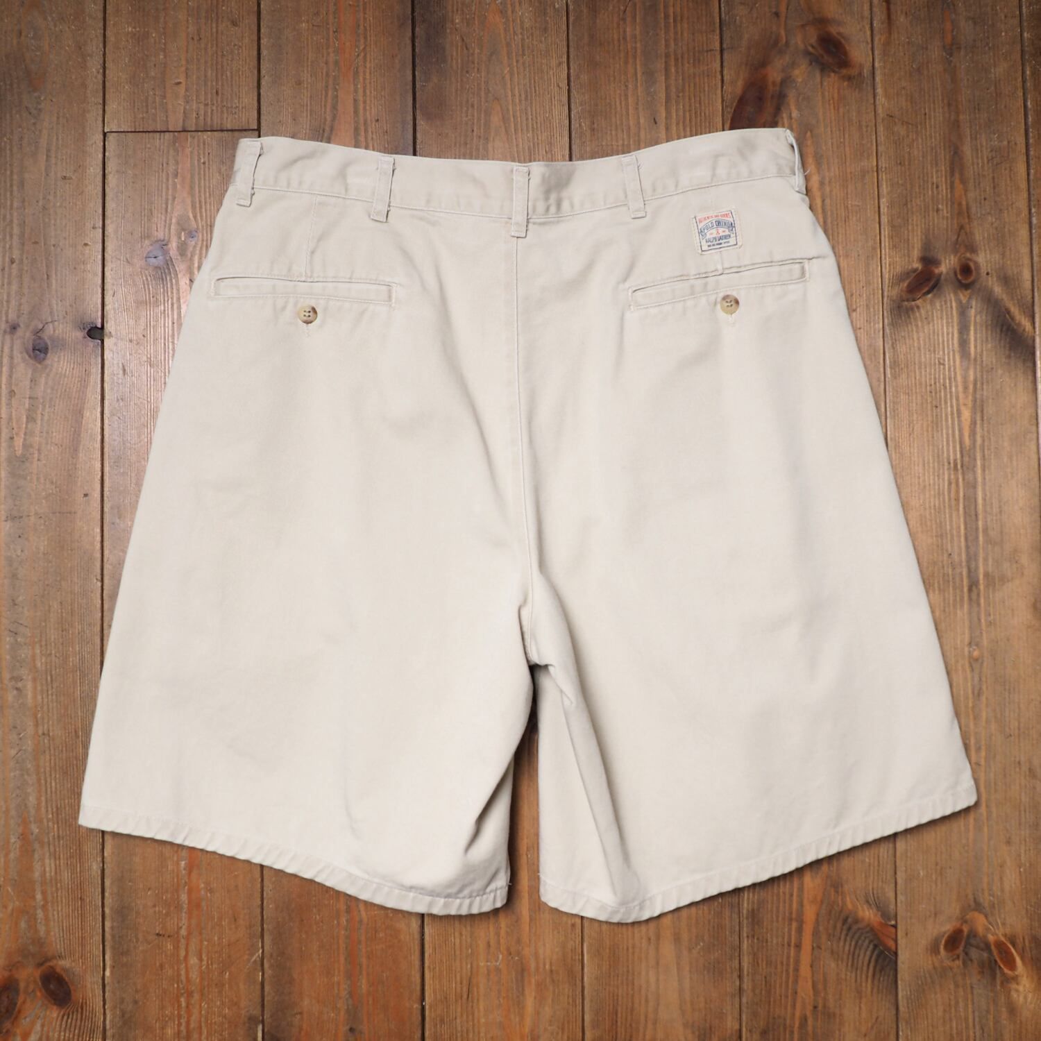 90s USA製　ラルフローレン　アンドリューショーツ 短パン　ショートパンツ 90s ポロ ラルフローレン TYLER SHORT ツータック