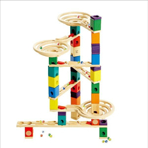 美品　ボーネルンド　クアドリラ　ツイスト＆レールセット　ビー玉ころがし ボーネルンド ストア クアドリラ ツイスト＆レールセット 玉ころがし