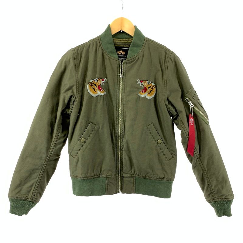 中古品】 ALPHA INDUSTRIES アルファ インダストリーズ ブルゾン MA-1