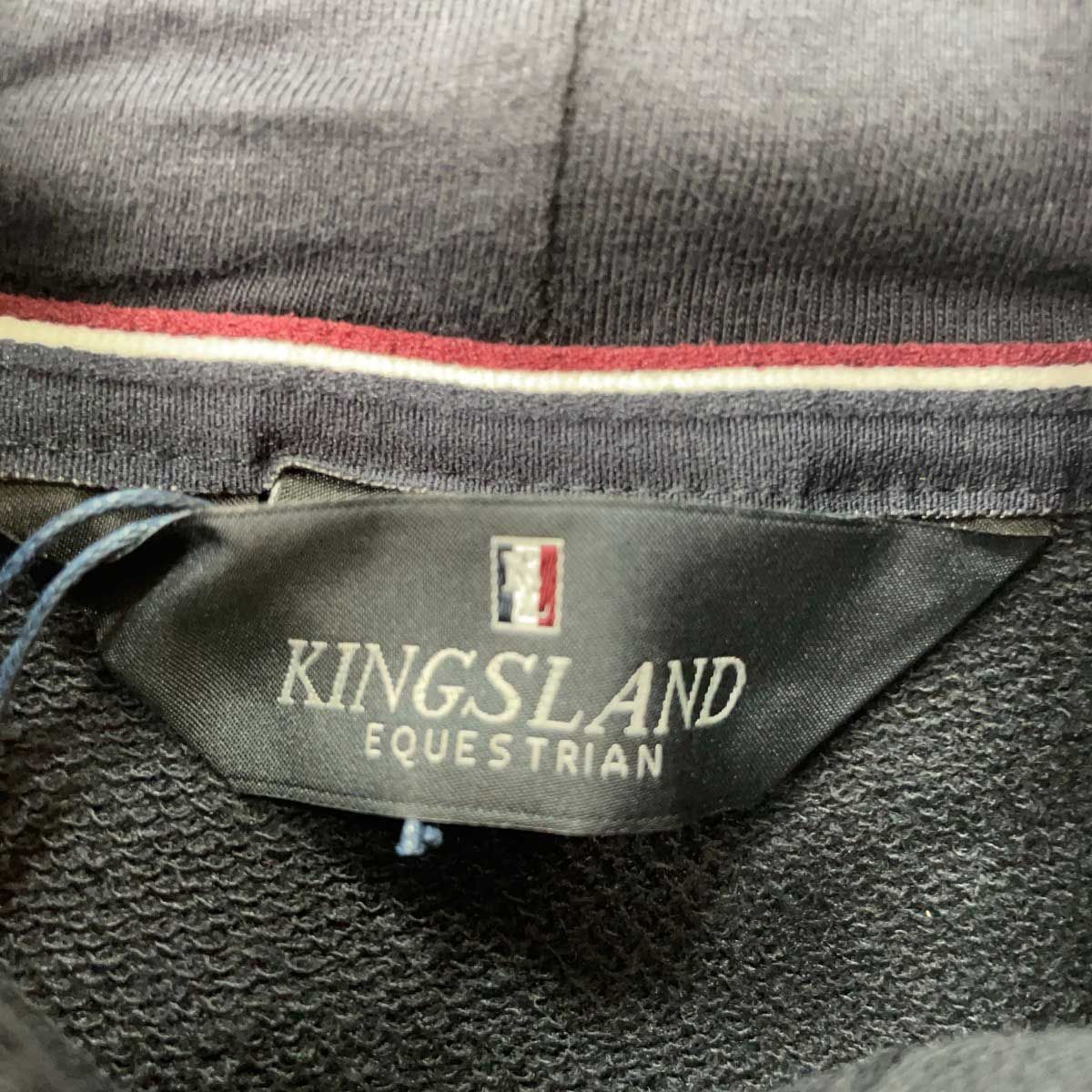 【中古・未使用品】キングスランド KINGSLAND KLaria スウェット パーカー プルオーバー S ダークブルー 201-LE-016 レディース 乗馬 馬術 未使用】キングスランド KINGSLAND KLaria スウェット パーカー