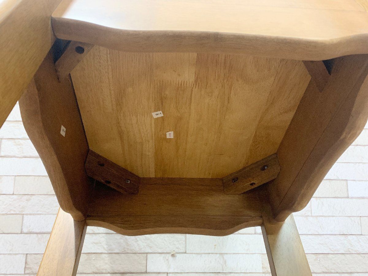 ダイニングチェア 椅子 コーナー 木製 レトロ 腰掛 家具 インテリア L