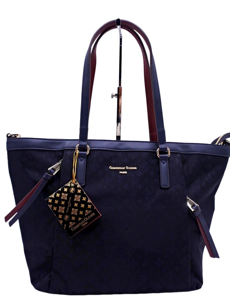 新品 CHRISTIAN OLIVIER トートバック 総柄 新品 CHRISTIAN OLIVIER クリスチャンオリビエ 総柄 ポーチ付き
