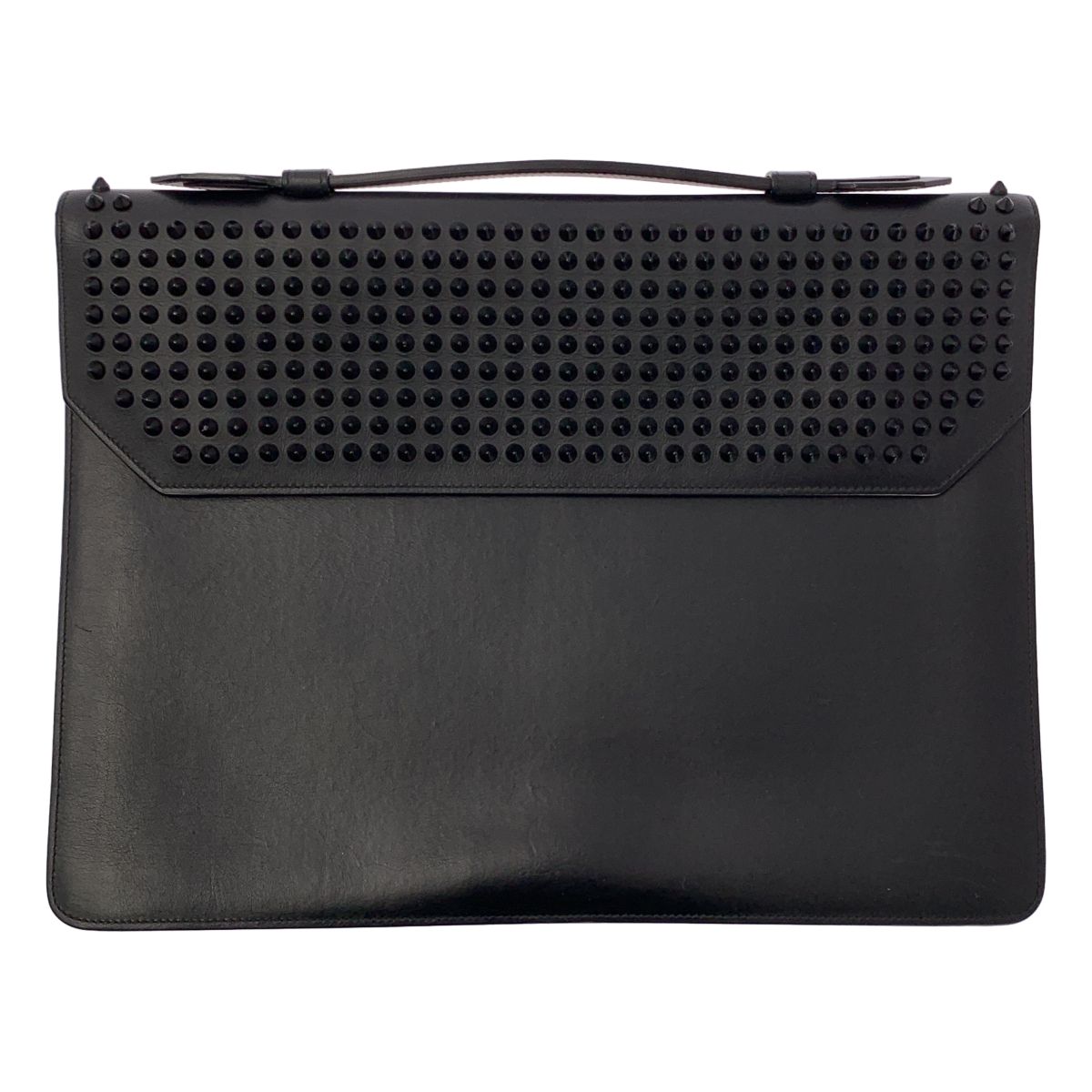 極美品クリスチャンルブタン クラッチバッグ マルチカラースタッズ 美