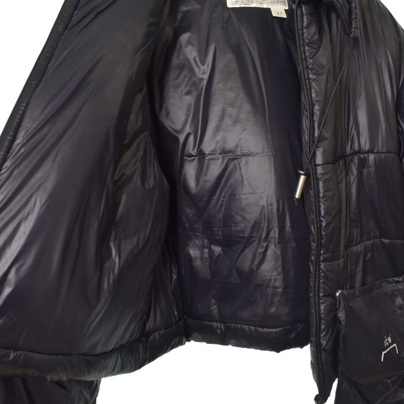 アコールドウォール A-COLD-WALL ACW Two Pocket Cropped Down Coat クロップド ダウンジャケット L 黒  ブラック CW8FMB07BP