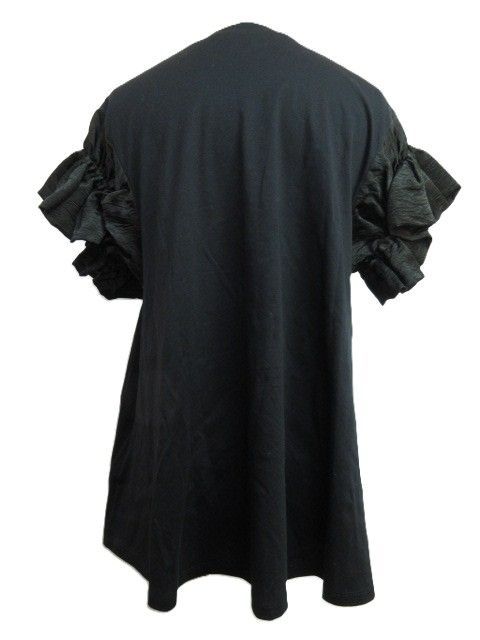 【極美品】 LANVIN ランバンコレクション Vネックカットソー フリル M ランダムフリルカットソー|LANVIN en Bleu | LANVIN en Bleu
