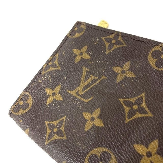 LOUIS VUITTON モノグラム レザー ポーチ LOUIS VUITTON ルイヴィトン バケット付属 ポーチ モノグラム