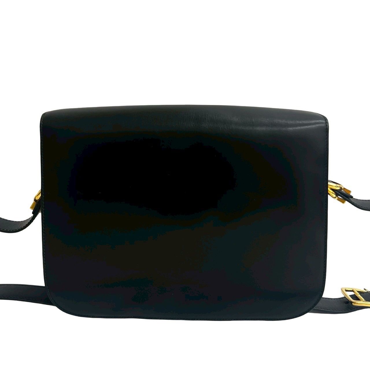 極 美品 CELINE セリーヌ ヴィンテージ 馬車金具 カーフ レザー