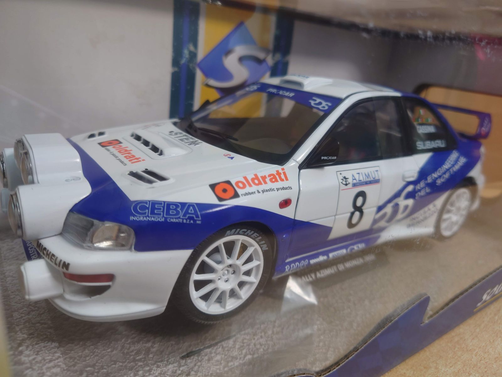 1/18 スバル インプレッサ S5 WRCラリー アジムット・ディ・モンツァ