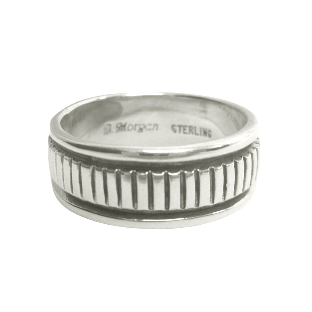 ナバホ族ブルースモーガン指輪15.5号