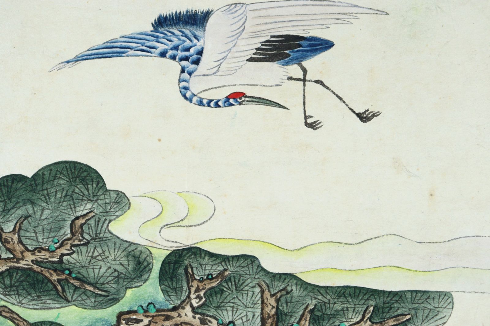 真作/前大徳寺/須賀玄道老師/竹に雀図/桐共箱付/布袋屋掛軸HI-354 真作/前大徳寺/須賀玄道老師/竹に雀図/桐共箱付/