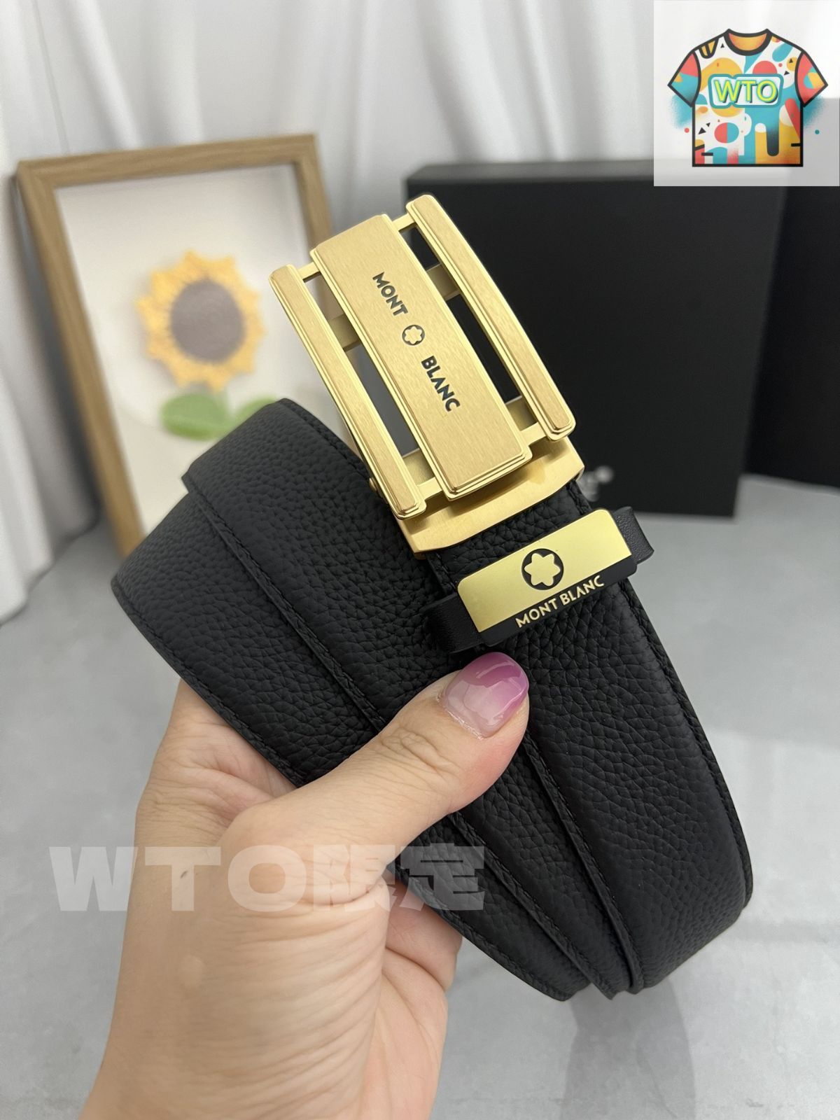 未使用　モンブラン　ベルト　貴重 Montblanc モンブラン ファッションベルト02 - メルカリ