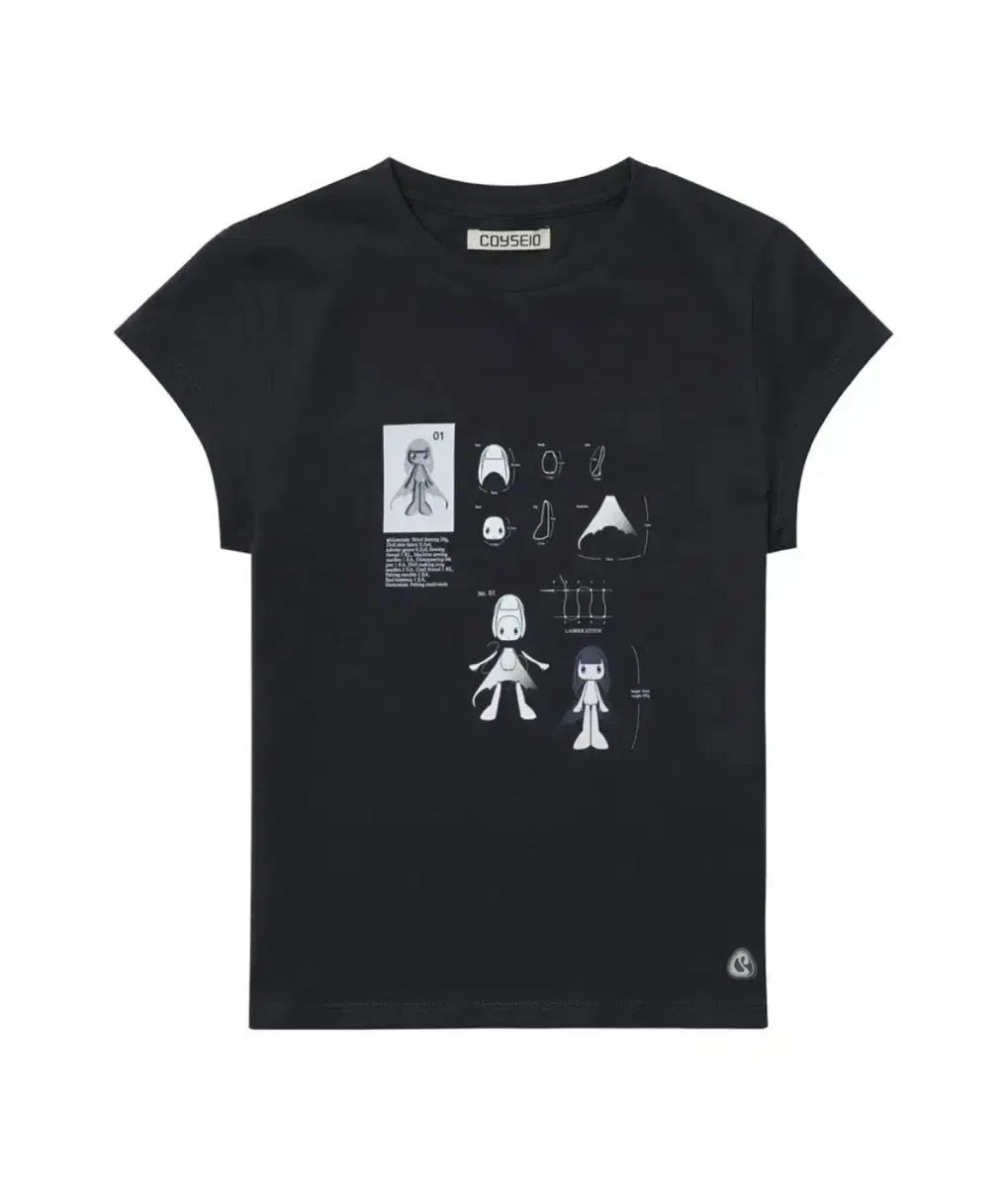 こいせいお レグナ Tシャツ チャコール
