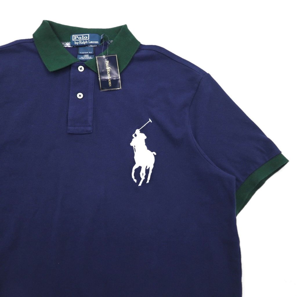 Polo by Ralph Lauren 90年代 ビッグポニー刺繍 ポロシャツ L