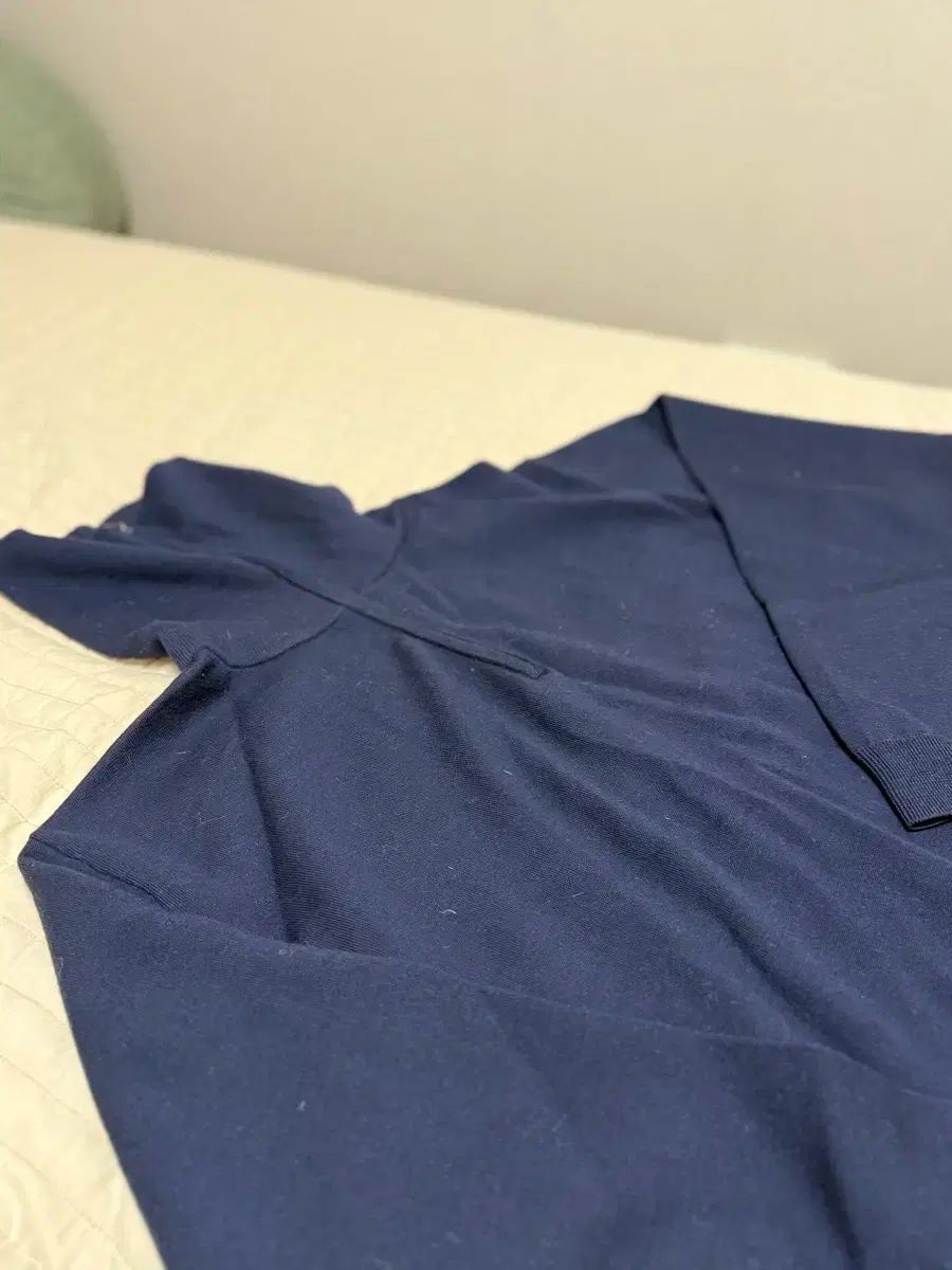 スタジオニコルソン 32g ジップアップ ニット