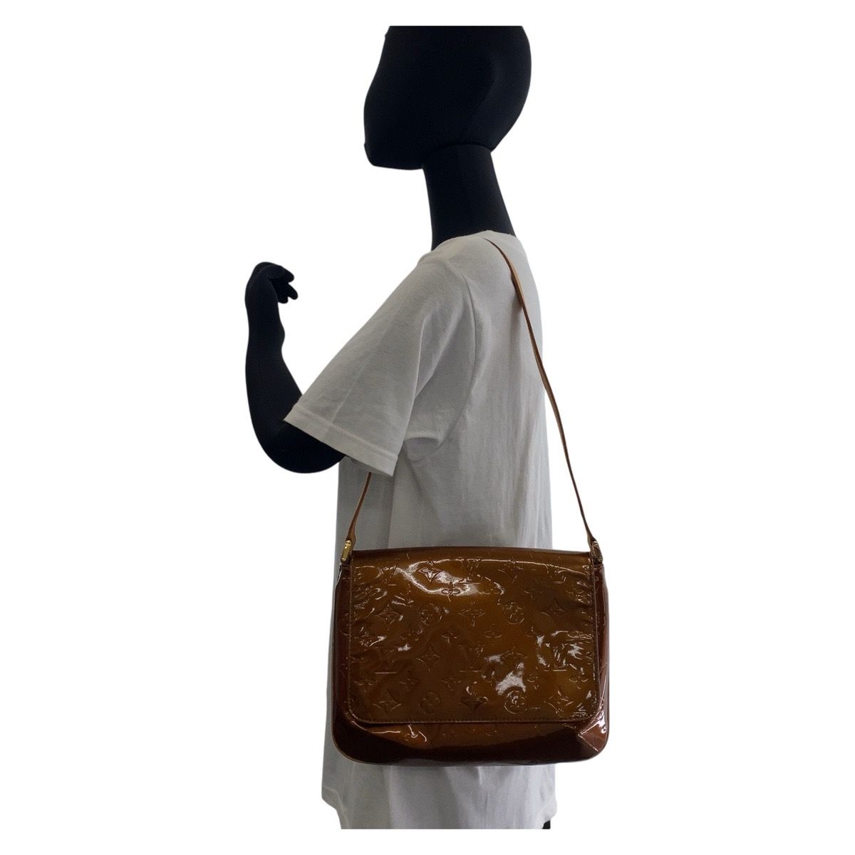 美品 ルイヴィトン ヴェルニ トンプソンストリート ブロンズ