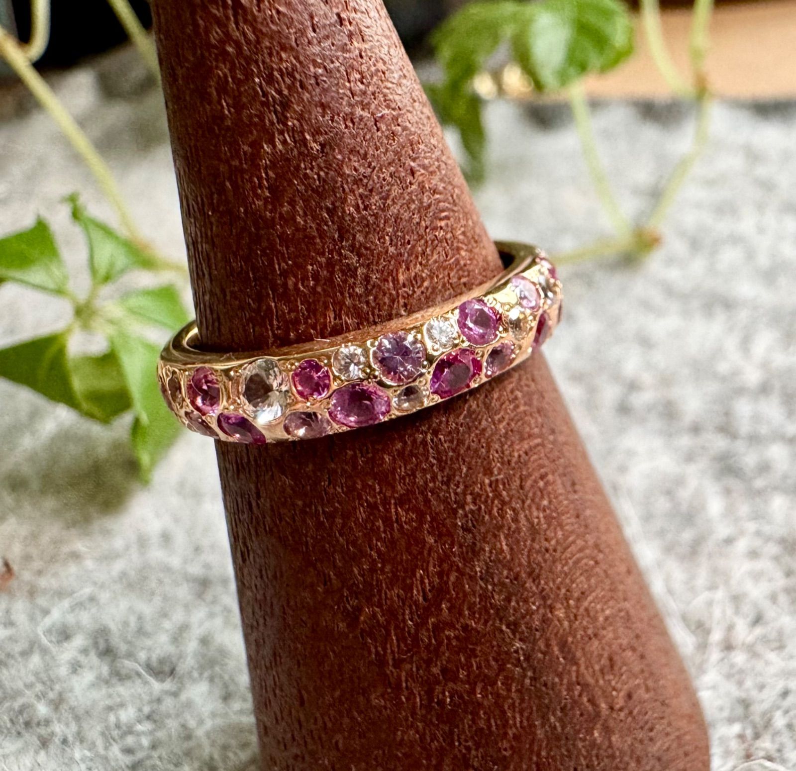 STAR JEWELRY K18PG ピンクサファイアパヴェリング7号ギャラあり 楽天市場】スタージュエリー ファンシーカラーサファイア パヴェ