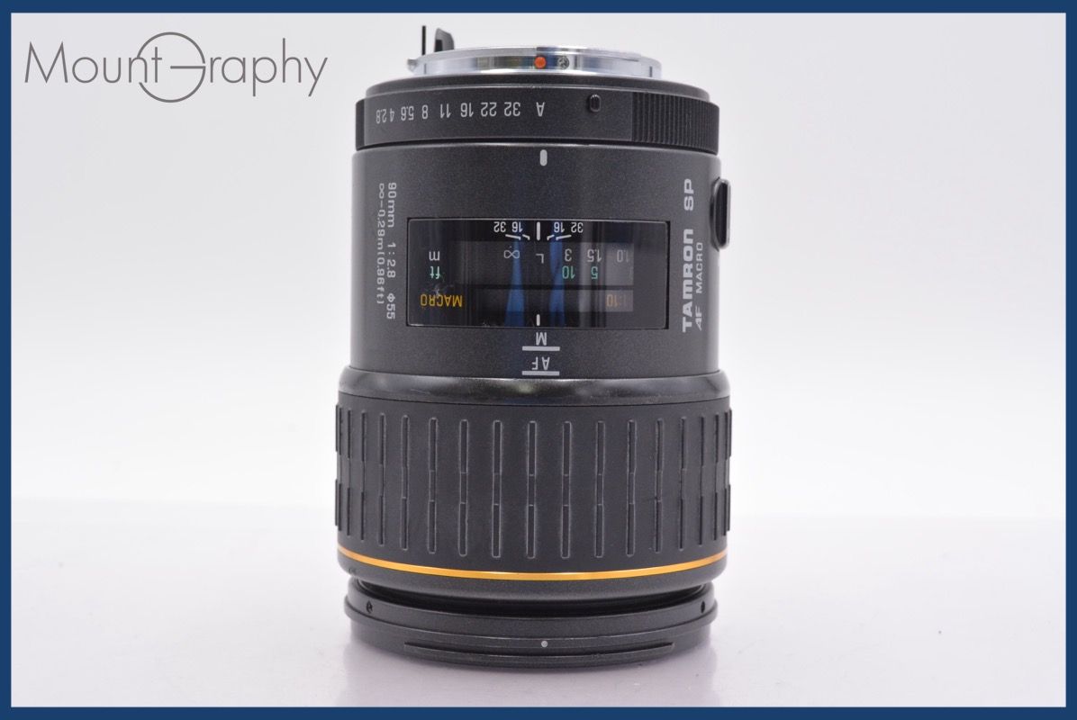 上 タムロン TAMRON SP AF MACRO 90mm F2.8 前後キャップ付 ペンタックスK用 AF 完動 同梱可 yk5328