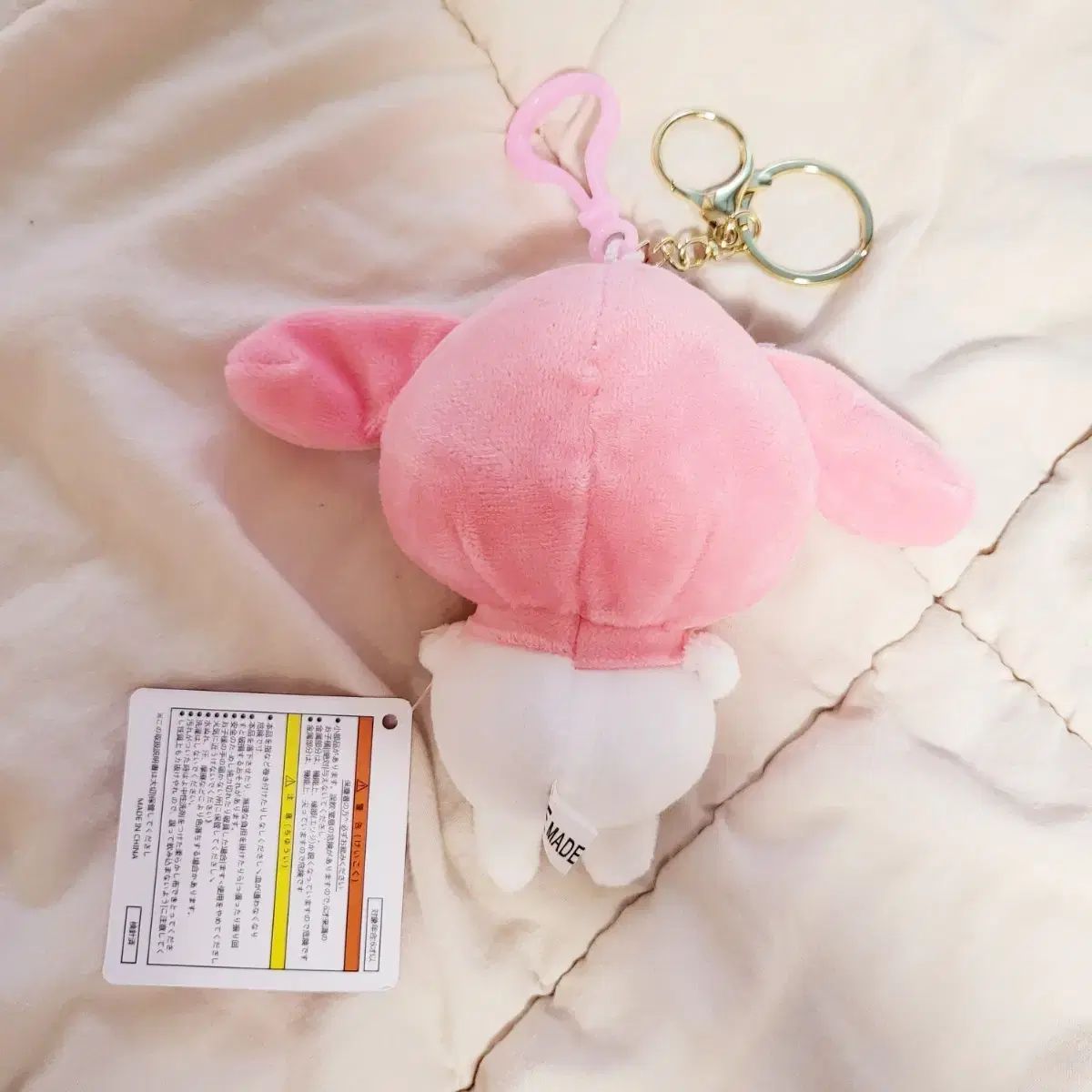 ちいかわ　マイメロ　ぬいぐるみ キーホルダー ちいかわ×サンリオ コラボマスコットキーホルダー マイメロディ