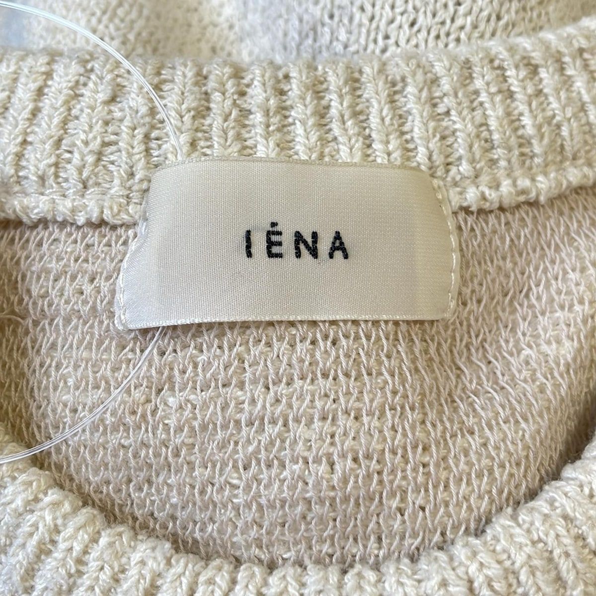 IÉNA アイボリー ニット　ベスト　美品 IENA(イエナ) ベスト レディース美品 - アイボリー ニット