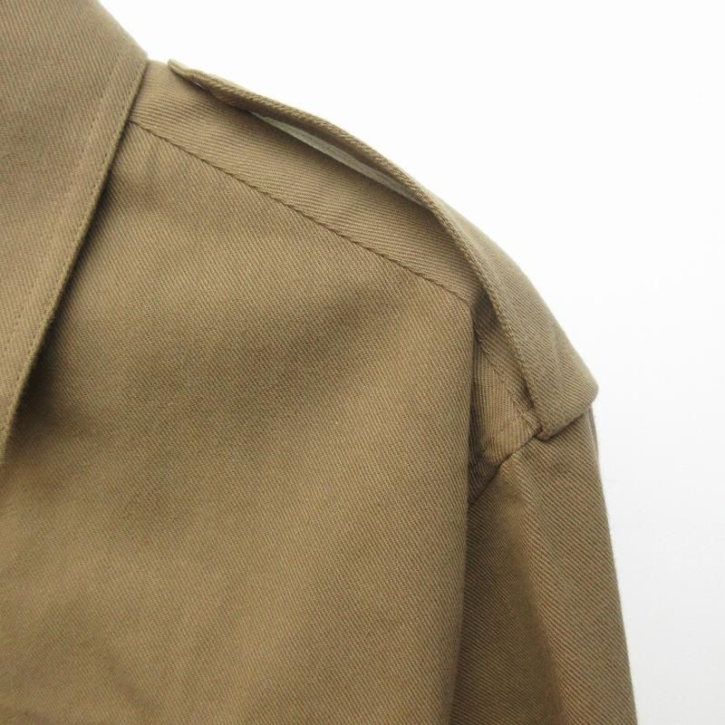 セリーヌ CELINE 20SS ミリタリーシャツ 軽量コットンツイル