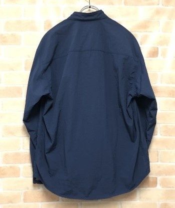 中古】 RAJABROOKE ラジャブルック ANORAK SHIRTS RB-6-012 ネイビー L