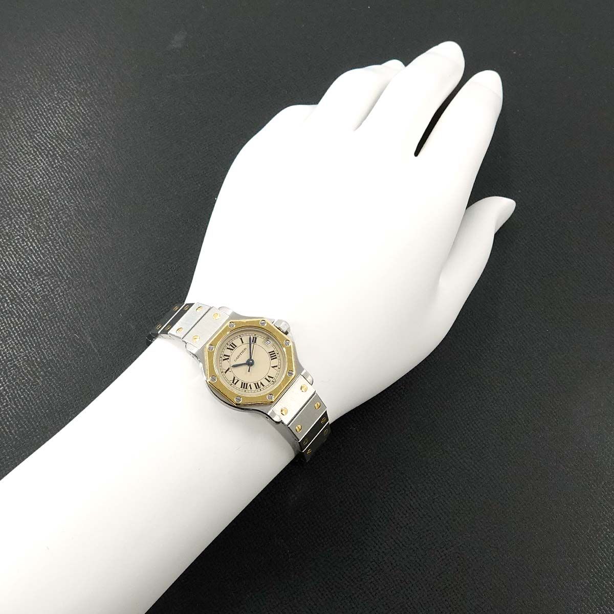 カルティエ Cartier サントスオクタゴンSM コンビ W2001683