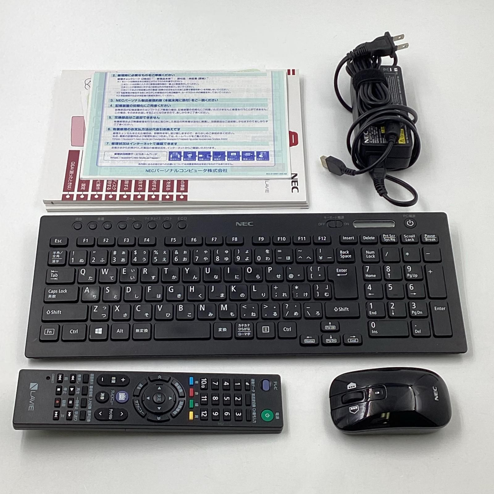  NEC LAVIE Direct DA PC- 23.8インチ i 5-8265 U CPU 8 GB M.2 SSD 256 HDD 1 TB その他 デスクトップPC