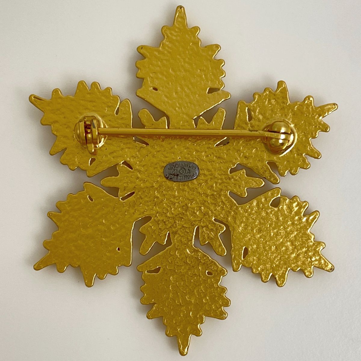 シャネル CHANEL ココマーク ブローチ スノーフレーク ブローチ GP ゴールド レディース